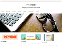 Tablet Screenshot of foureyesedit.com